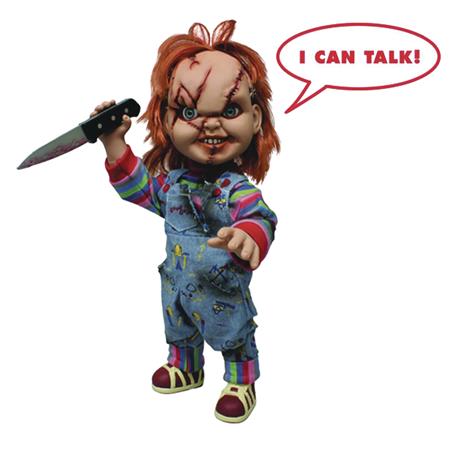 CHILDS PLAY TALKING CHUCKY 15IN MEGA SCALE FIG (C: 1-1-0)