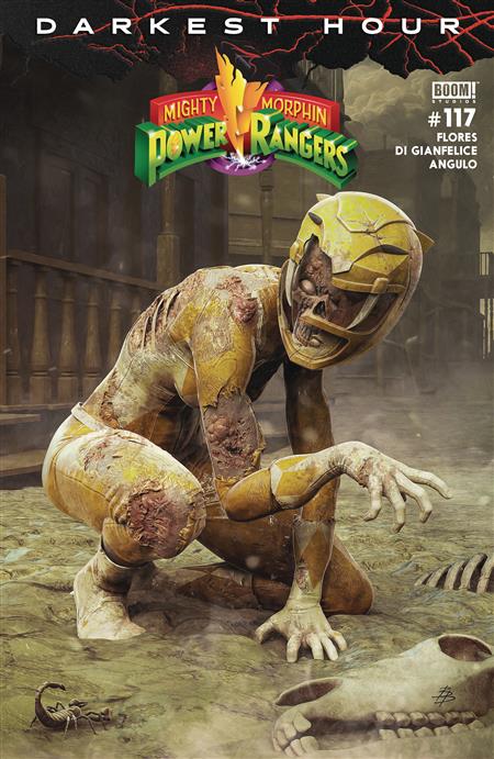 MIGHTY MORPHIN POWER RANGERS #117 CVR B DARK GRID VAR BAREND