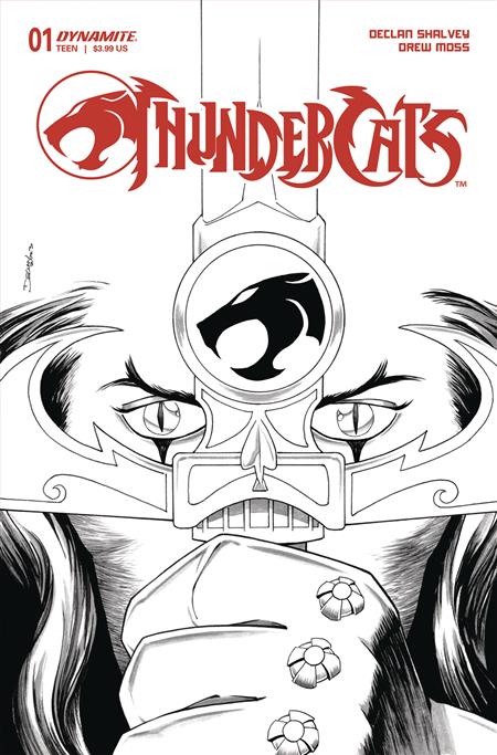 THUNDERCATS #1 CVR Q 10 COPY INCV SHALVEY LINE ART