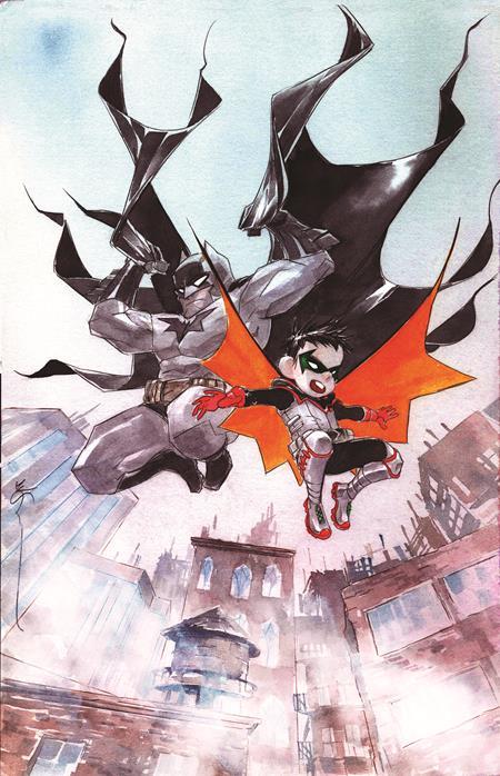 BATMAN AND ROBIN #6 CVR D INC 1:25 DUSTIN NGUYEN CARD STOCK VAR