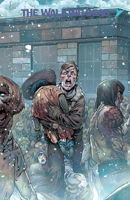 WALKING DEAD DELUXE #83 CVR C SANTOLOUCO CONNECTING VAR (MR)