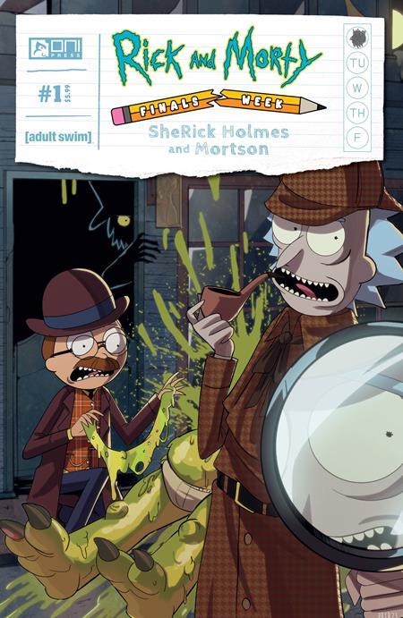 RICK AND MORTY PRESENTS FINALS WEEK SHERICK HOLMES AND MORTSON #1 (OF 5) CVR A PRISCILLA TRAMONTANO (MR)