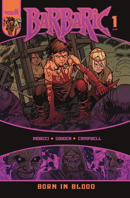 BARBARIC BORN IN BLOOD #1 (OF 3) CVR A NATHAN GOODEN BUNDLE OF 25 (FREE) (NET)