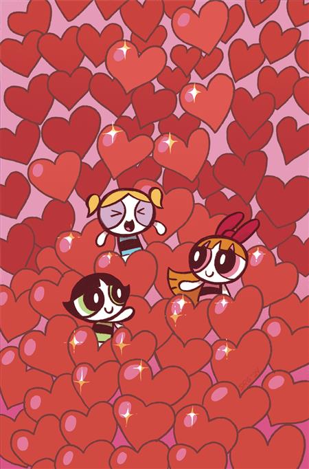 POWERPUFF GIRLS VALENTINES KISSY FACE SP #1 CVR D 10 COPY INCV GANUCHEAU VIRGIN