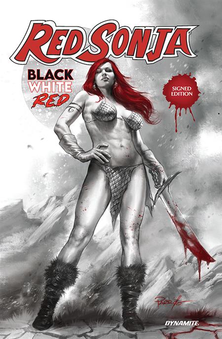 RED SONJA BLACK WHITE RED HC SGN ED VOL 01 