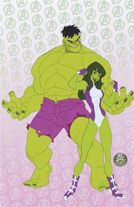 INCREDIBLE HULK #22 50 COPY INCV ANIMATED-STYLE VIR VAR