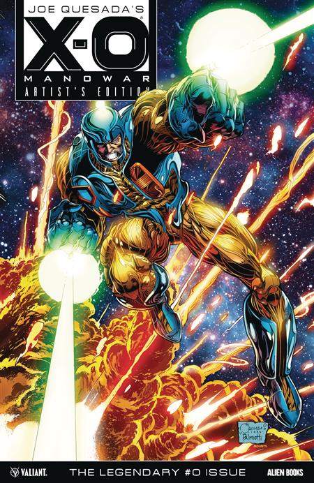 X-O MANOWAR #0 CVR A QUESADA RECOLORED