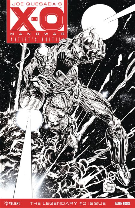 X-O MANOWAR #0 CVR B QUESADA B&W