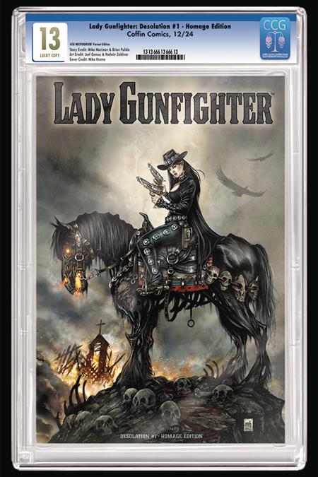 LADY GUNFIGHTER DESOLATION #1 CVR D KROME HOMAGE SLABBED ED (MR)