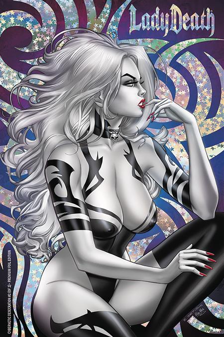 LADY DEATH CYBERNETIC DESECRATION #2 (OF 2) CVR C RICH ORTIZ PREMIUM FOIL (MR)