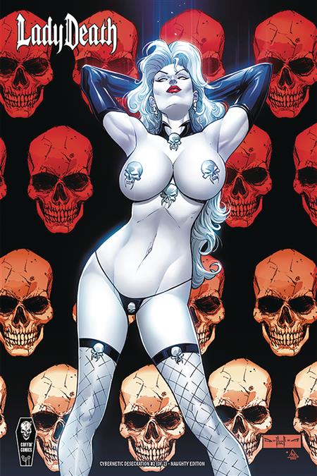 LADY DEATH CYBERNETIC DESECRATION #2 (OF 2) CVR D QUALANO NAUGHTY ED (MR)