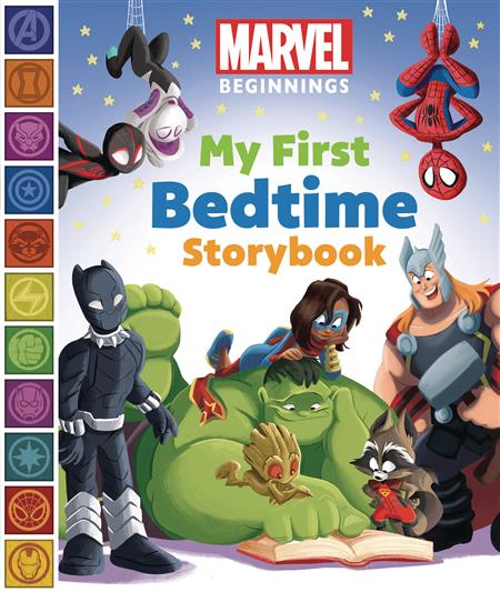 MARVEL BEGINNINGS MY FIRST BEDTIME STORYBOOK HC 