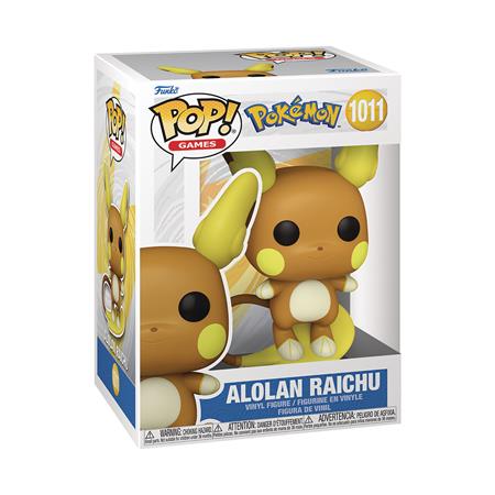 POP GAMES POKEMON RAICHU ALOLAN VIN FIG 