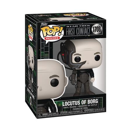 POP MOVIES STAR TREK FIRST CONTACT PICARD BORG FIG 