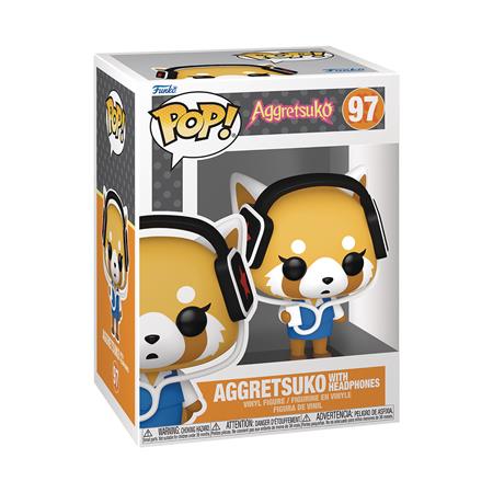 POP SANRIO AGGRETSUKO W HEADPHONES FIG 