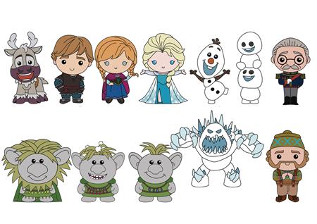 FROZEN 10TH YR ANNIVERSARY 3D FOAM BAGCLIP 24PC BMB DS (Net)