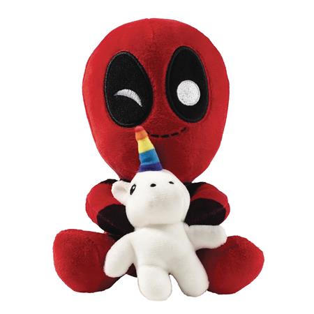 DEADPOOL WITH UNICORN PHUNNY PLUSH (Net) 