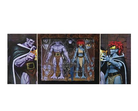 GARGOYLES ULT GOLIATH & DEMONA 2 PACK 7IN AF (Net) 