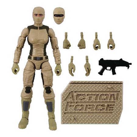 ACTION FORCE SERIES 3 DESERT TROOPER FEMALE AF (Net) 