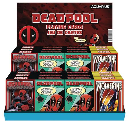 DEADPOOL 24PC PLAYING CARD PRE-PACK (Net) 