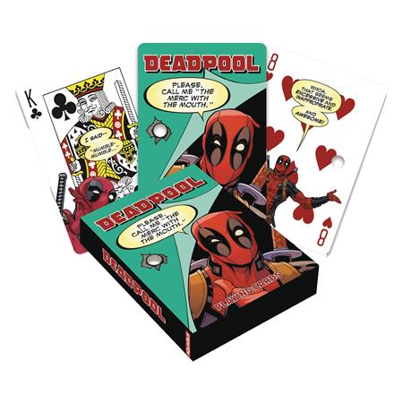 DEADPOOL QUOTES PLAYING CARDS (Net) 