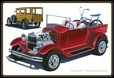 1929 FORD WOODY PICKUP 1/25 SCALE AMT MODEL KIT (Net) 