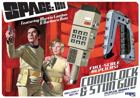 MPC SPACE 1999 STUN GUN & COMMLOCK 1/1 MODEL KIT (Net) 