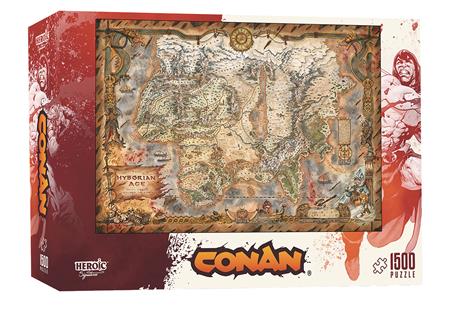 CONAN HYBORIAN AGE MAP PUZZLE (Net) 