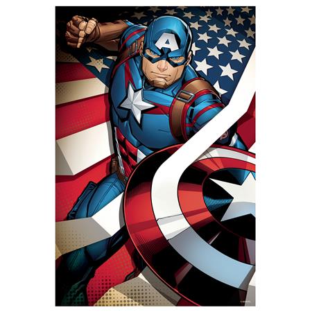 MARVEL CAPTAIN AMERICA COLLECTIBLE SHAPED TIN 300PC PUZZLE