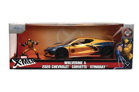 MARVEL WOLVERINE 2020 CORVETTE W/FIG 1/24 DIE-CAST VEHICLE (Net)