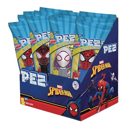 SPIDER-MAN PEZ 12PC POLY BAG DISPLAY (Net) 