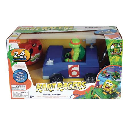 TMNT R/C KART RACER MICHELANGELO SIX NEWS VAN (Net) 