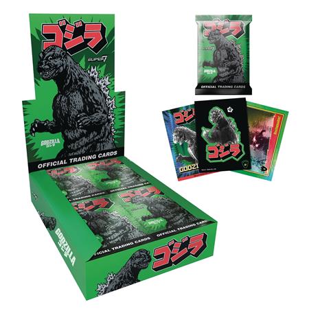 GODZILLA TOHO FOIL PACK TRADING CARDS WV1 SHOWA 24 PC DIS (Net)