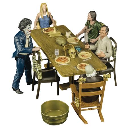 THE TEXAS CHAINSAW MASSACRE DINNER SCENE PLAYSET (Net) 