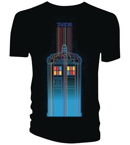 DOCTOR WHO NEON LINES TARDIS TS S (Net) 