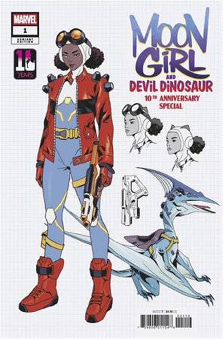  MOON GIRL & DEVIL DINOSAUR 10TH ANN SPECIAL #1 10 COPY INCV