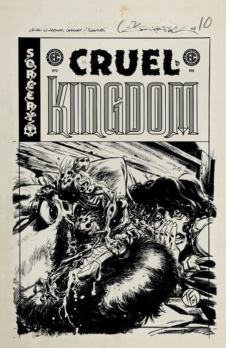 EC CRUEL KINGDOM #2 (OF 4) CVR D INC 1:20 TOM FOWLER B&W ARTIST EDITION VAR