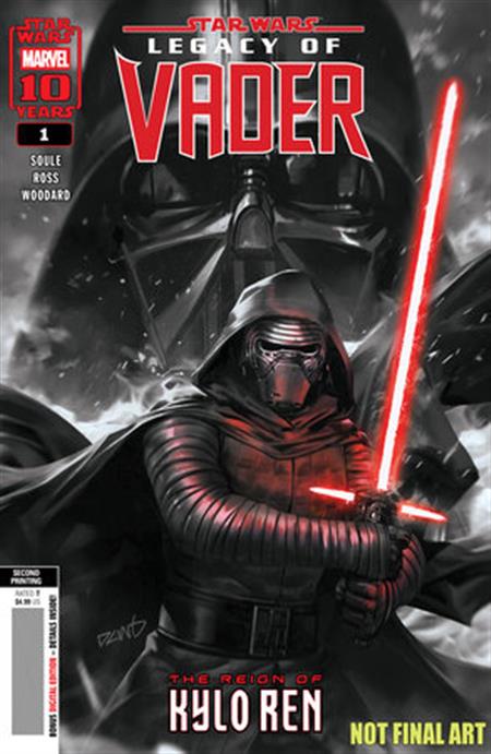 STAR WARS LEGACY OF VADER #1 2ND PTG