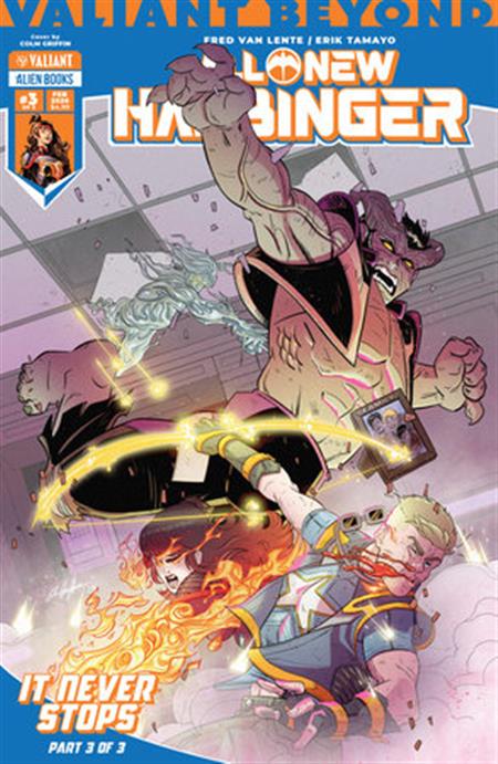 VALIANT BEYOND ALL NEW HARBINGER #6 IT NEVER STOPS #3 COVER A (GRIFFIN)