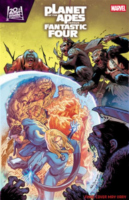 PLANET OF THE APES VS. FANTASTIC FOUR #1 1:25 NETHO DIAZ VARIANT