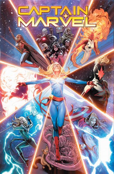 CAPTAIN MARVEL HIGHEST FURTHEST FASTEST OMNIBUS HC CARMEN CARNERO COVER