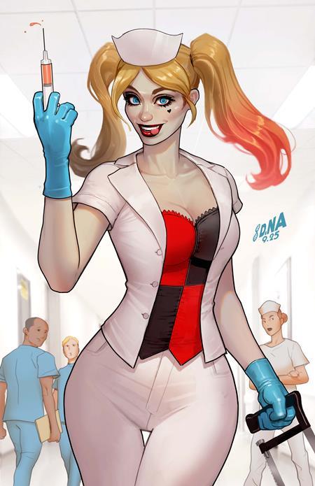 HARLEY QUINN #59 CVR B DAVID NAKAYAMA CARD STOCK VAR