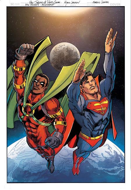 NEW HISTORY OF THE DC UNIVERSE THE DAKOTA INCIDENT #1 (ONE SHOT) CVR B DENYS COWAN & DAN JURGENS CARD STOCK VAR