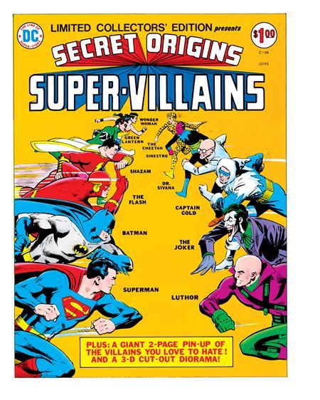 LIMITED COLLECTORS EDITION #39 SECRET ORIGINS SUPER-VILLAINS FACSIMILE EDITION CVR A DICK GIORDANO