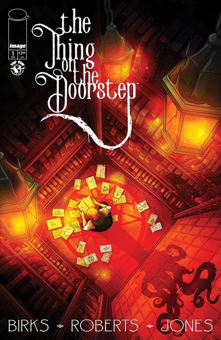 THE THING ON THE DOORSTEP #1 (OF 5) CVR B LYNDON WHITE VAR