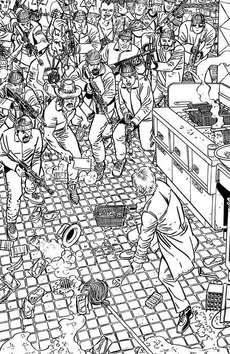 HANK HOWARD PIZZA DETECTIVE THE TWO HOLLYWOODS #2 (OF 2) CVR D INC 1:20 DAVID LAPHAM B&W VAR