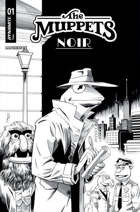 MUPPETS NOIR #1 CVR F INC 1:10 DECLAN SHALVEY LINE ART VAR