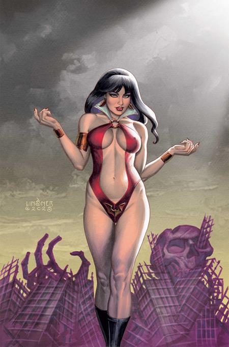 VAMPIRELLA ARMAGEDDON #8 CVR G INC 1:10 JOSEPH MICHAEL LINSNER VIRGIN VAR