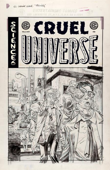 EC CRUEL UNIVERSE 2 #7 (OF 12) CVR D INC 1:20 TOM FOWLER B&W ARTIST EDITION VAR