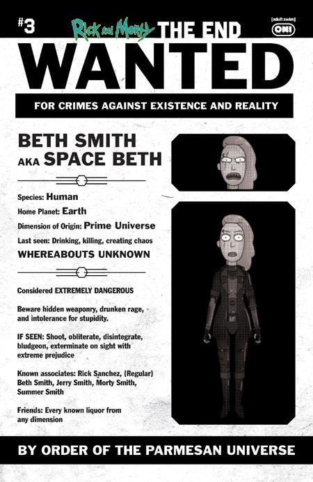 RICK AND MORTY THE END #3 (OF 6) CVR C INC 1:10 PHIL MURPHY MOST WANTED VAR